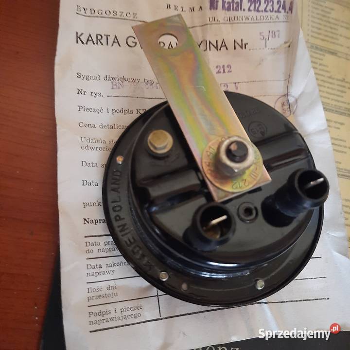 Klakson Belma 12V Nowy 126p Wsk Kraków