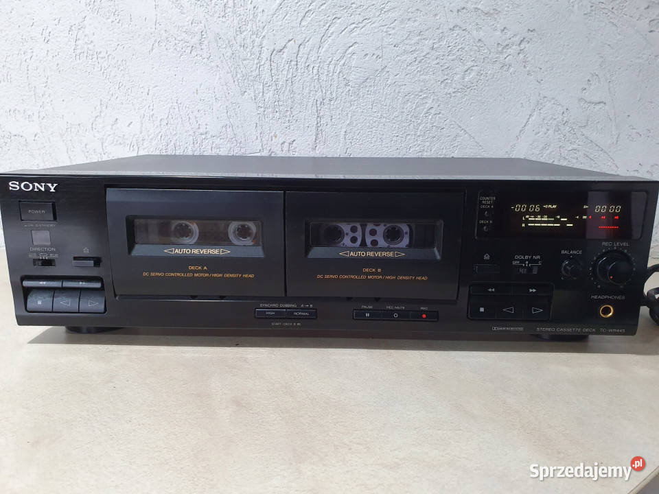 Magnetofon catette deck SONY TC WR445 445 Międzychód