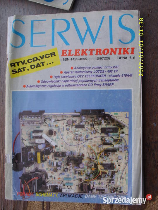 ROCZNIK MIESIECZNIKA SERWIS ELEKTRONIKI1998 Wołów