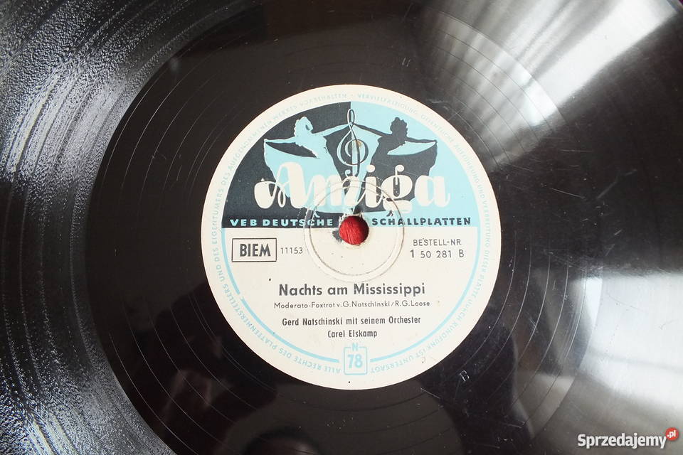 Płyta winylowa szelakowa niemiecka gruba ciężka Żary