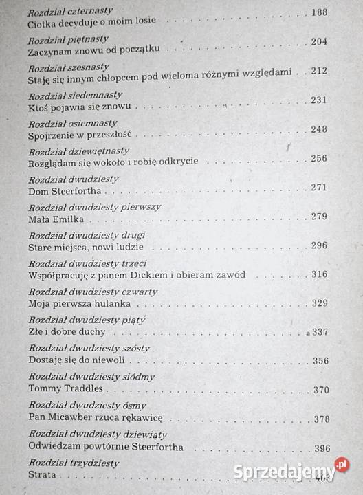 Dawid Copperfield Charles Dickens Tom 1 i 2 Chełm