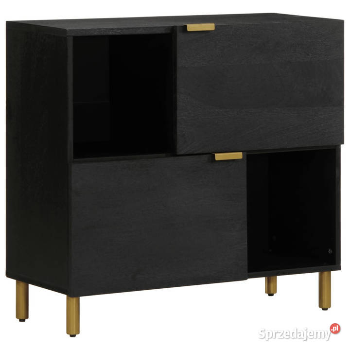 Szafka czarna 80x33x75 materiał drewnopochodny Warszawa sprzedam