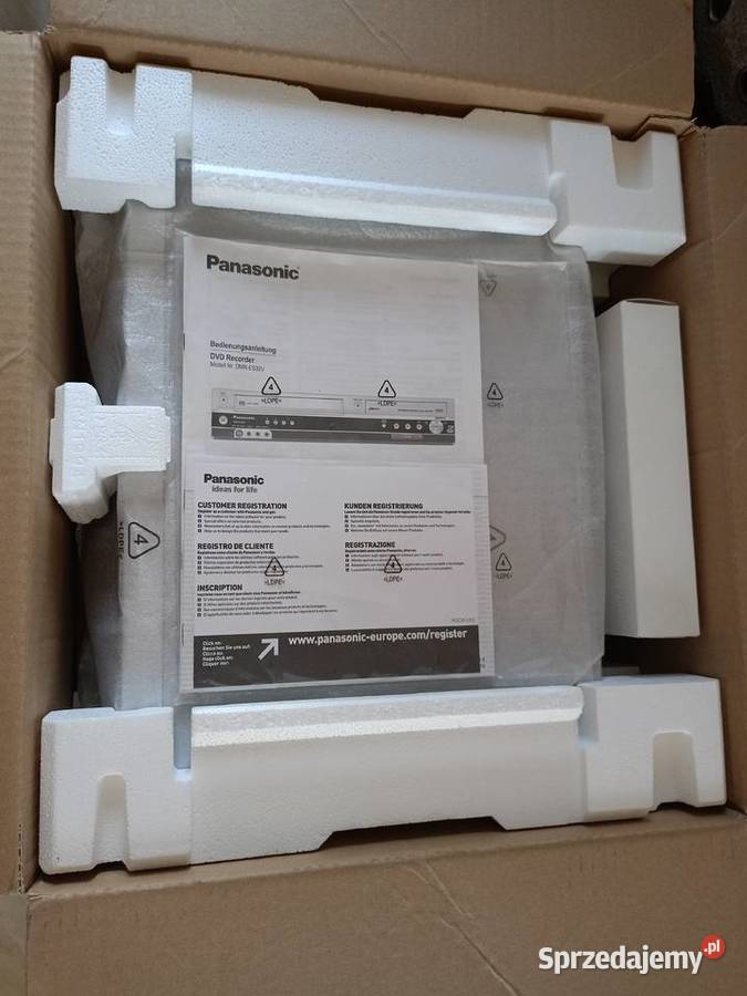 Nowa Nagrywarka DVD VHS Panasonic DMRES35V Drawski Młyn sprzedam