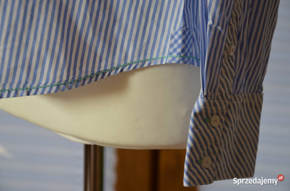 koszula Milano Italy 38M nowa prążek paski Rozmiar 38(M) Zamość