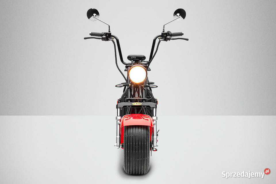 HULAJNOGA SKUTER ELEKTRYCZNY 1500W Lit czerwono Łańcut