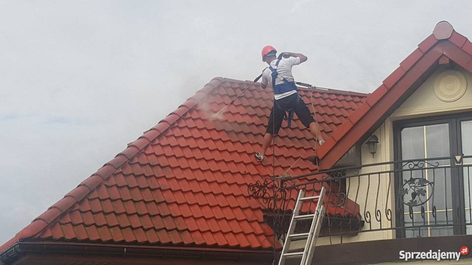 MALOWANIE DACHÓW mycie dachów mycie elewacji Lublin