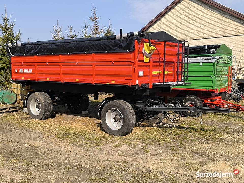Przyczepa rolnicza 8T HL8011 Nowa odbudowie Czemierniki sprzedam