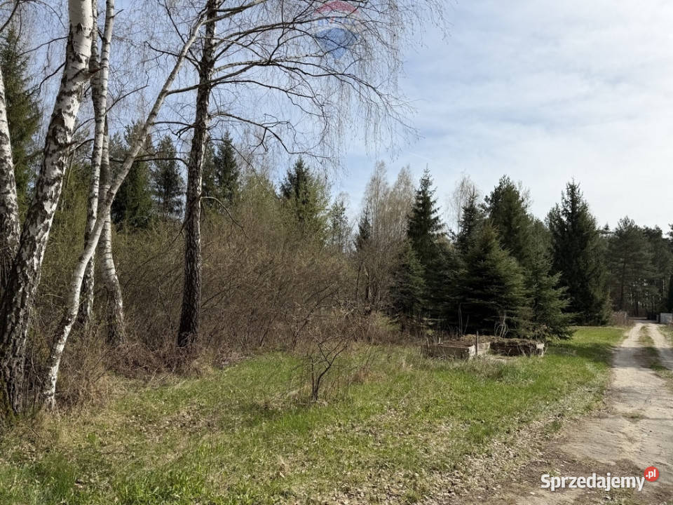 Działak 1289 m2 Ustanów Usługowobudowlana MPZP budowlana mazowieckie