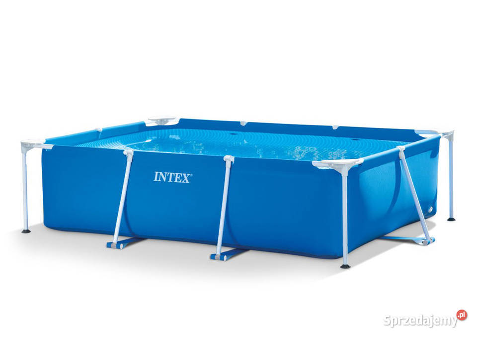 Basen ogrodowy stelażowy duży prostokątny 26x16m Smogorzów
