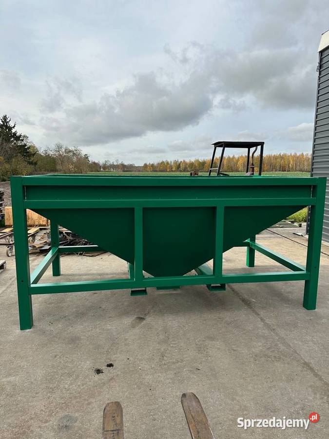 Kosz Kontener zasypowy paczkarka zasobnik 5m3 łódzkie Niedrzew Pierwszy