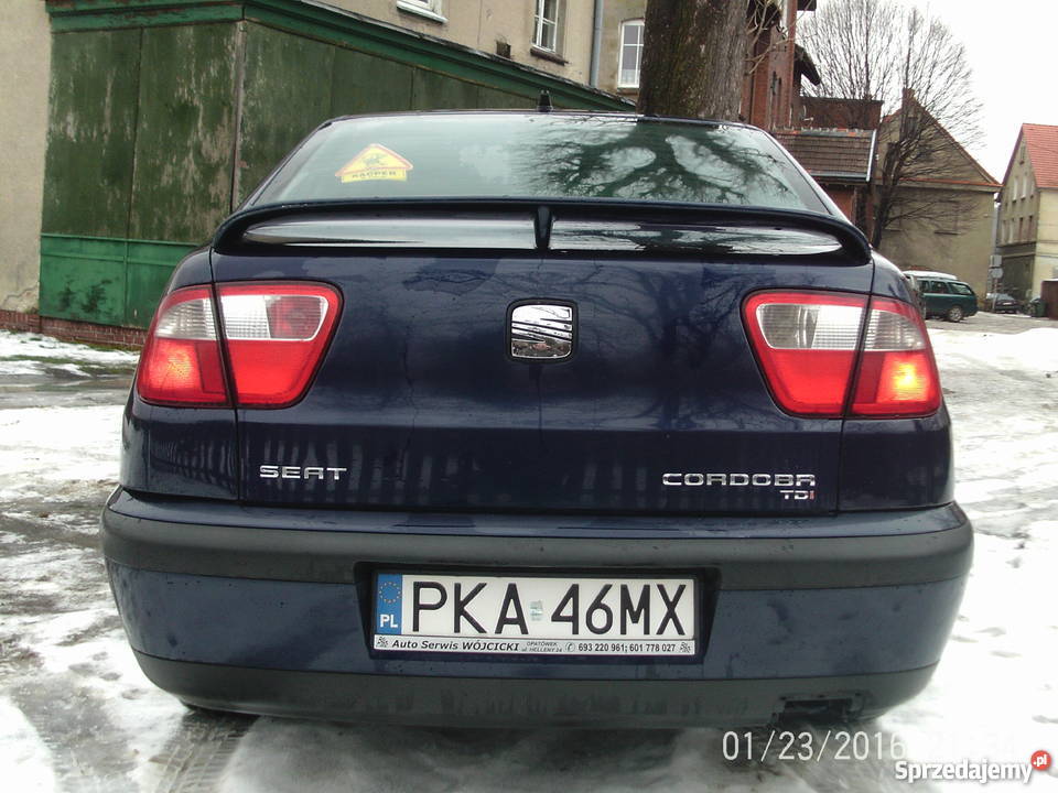 Ciekawy SEAT CORDOBA COUPE 19 TDI 110 dolnośląskie Świdnica sprzedam