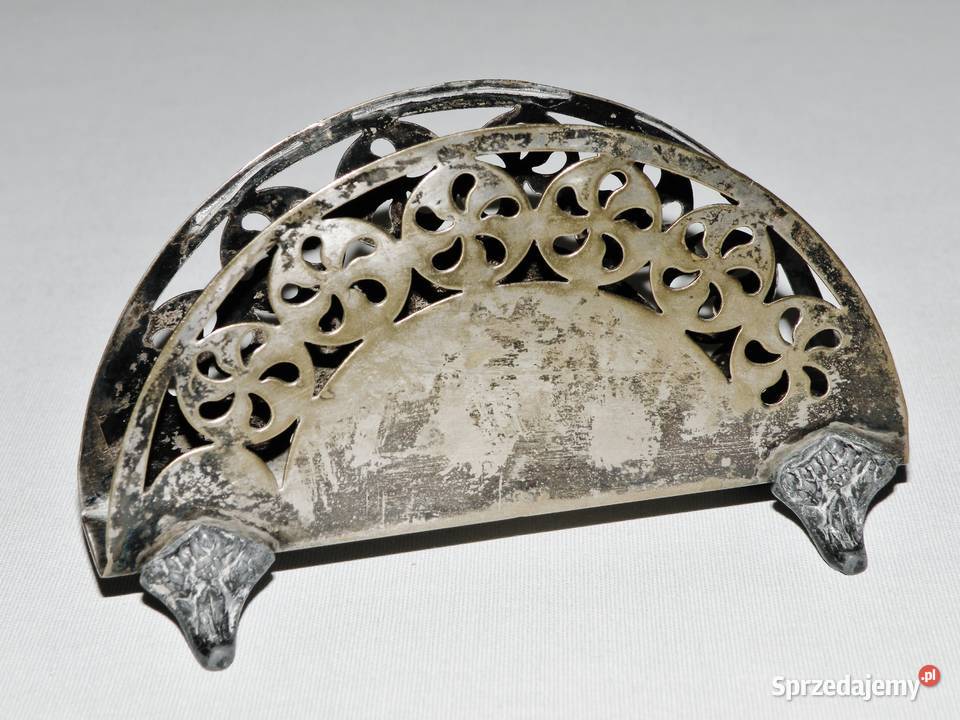 Serwetnik posrebrzany z lat 70tych PRLu Bydgoszcz