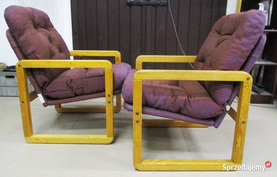 Fotel Bolek Polska lata 80 PRL Meble mazowieckie Nieporęt
