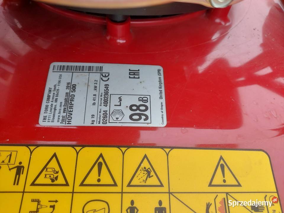 Kosiarka poduszkowa toro howerpro 500 dolnośląskie Dzierżoniów