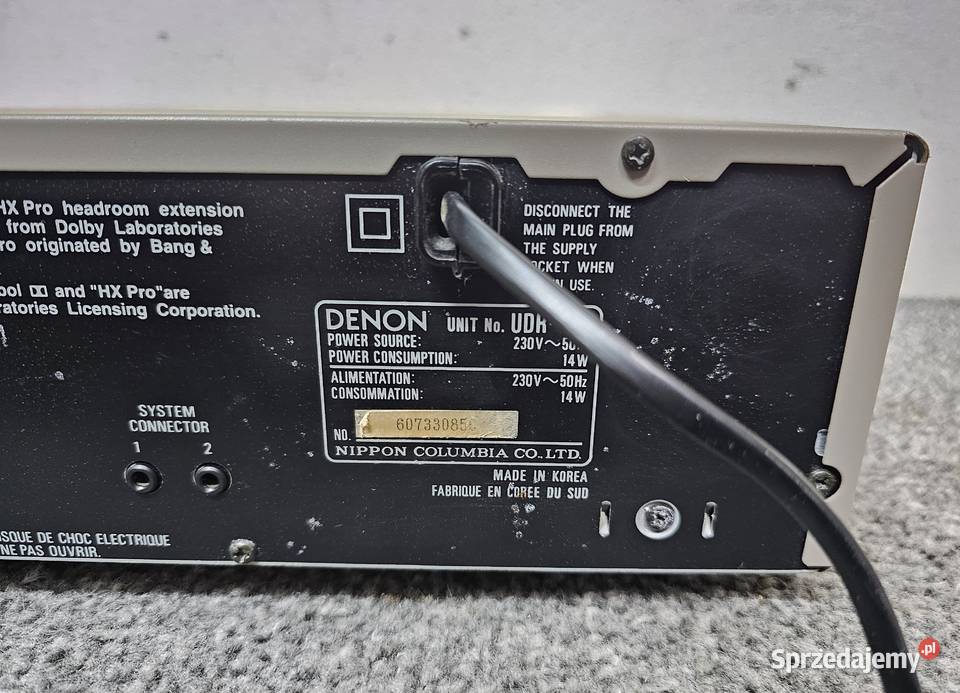 Magnetofon kasetowy DENON UDRF07 wysyłka Kraków