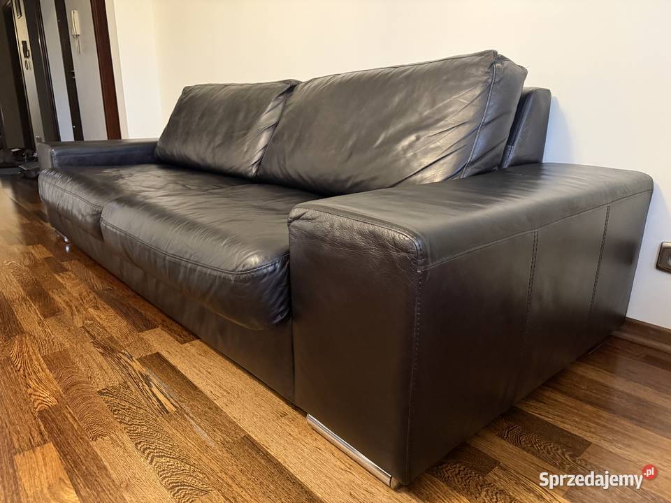 Skórzany wypoczynek z AlmiDecor sofa 240 fotel Płock sprzedam