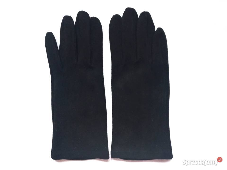 RĘKAWICZKI damskie CZARNE Przejściowe r SM stan Białystok