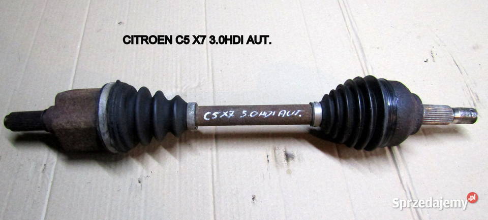 PÓŁOŚ LEWA CITROEN C5 X7 30HDI AUT Rok produkcji 2011 Mysłaków