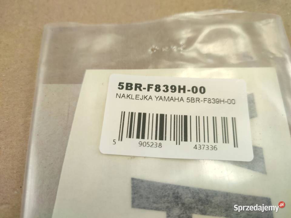 NAKLEJKA EMBLEMAT POD NOGI YAMAHA YQ50 19971998 lubelskie sprzedam
