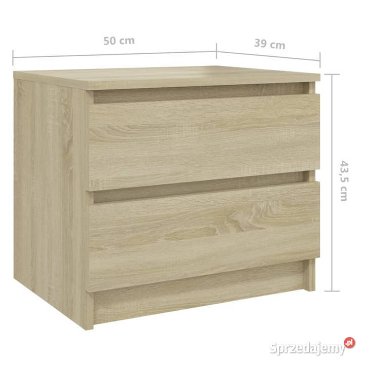 Szafka nocna dąb sonoma 50x39x435 WM806199 Warszawa