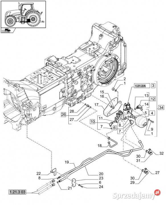 Holland T6010 Hydroakumulator 47752042 Jastrzębniki