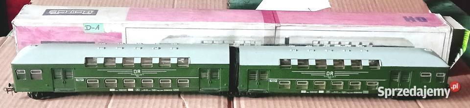 Wagon piętrowy 2członowy DR Schicht H0