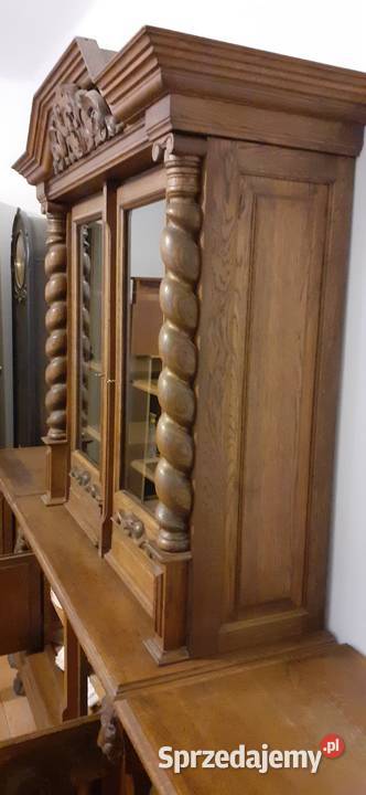 Dębowy kredens Gdański Antyki, Sztuka, Kolekcje Warszawa