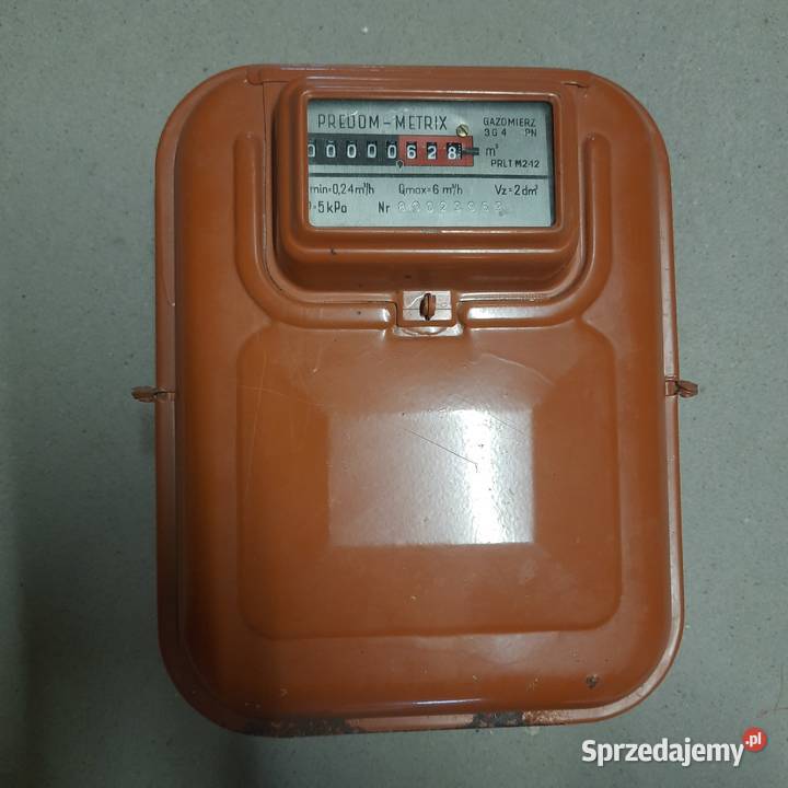 Gazomierz PRL licznik gazu PRL nieużywany ozdoba Luborzyca sprzedam