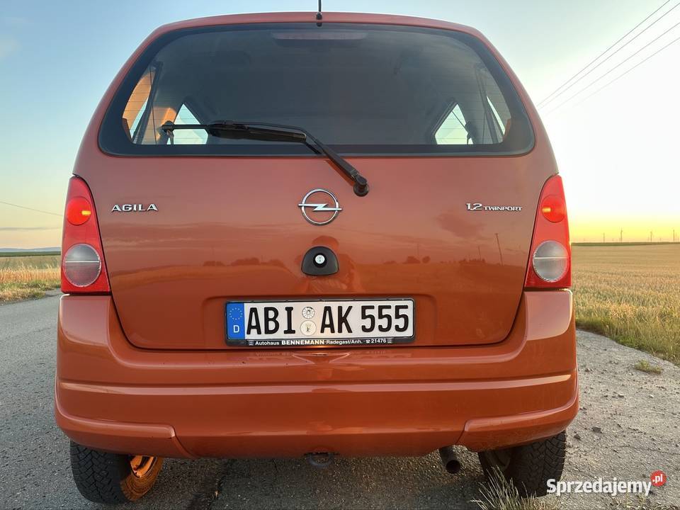 Opel Agila Lift 12 Twinport EcoTec 80 2007 z elektryczne lusterka Przeworsk