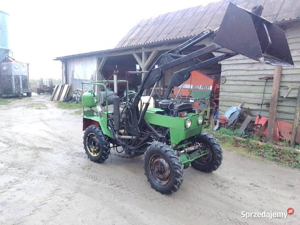 Traktorek samoróbka z turem i łyżka SAME pomorskie Gowidlino sprzedam
