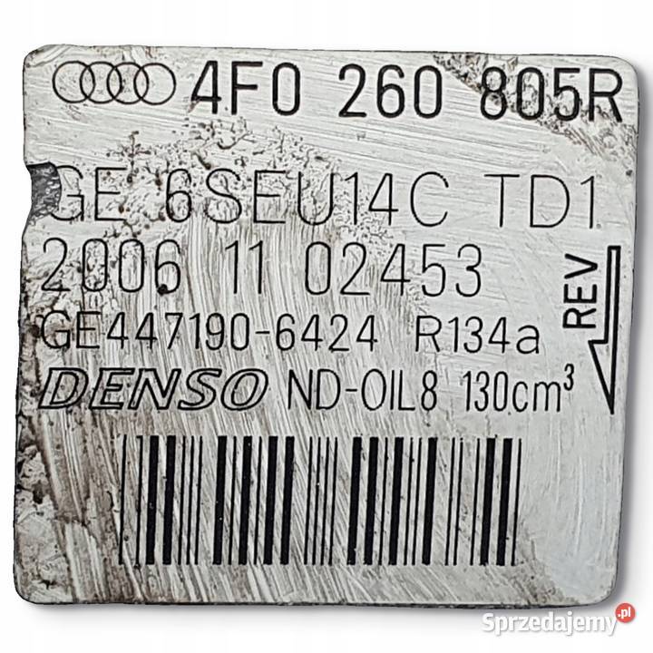 SPRĘŻARKA KLIMATYZACJI Audi A6 C6 32 FSI osobowe Chełm