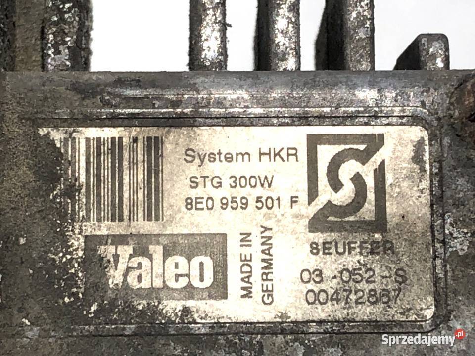 WENTYLATOR KLIMATYZACJI Z MODUŁEM AUDI A4 B6 osobowe