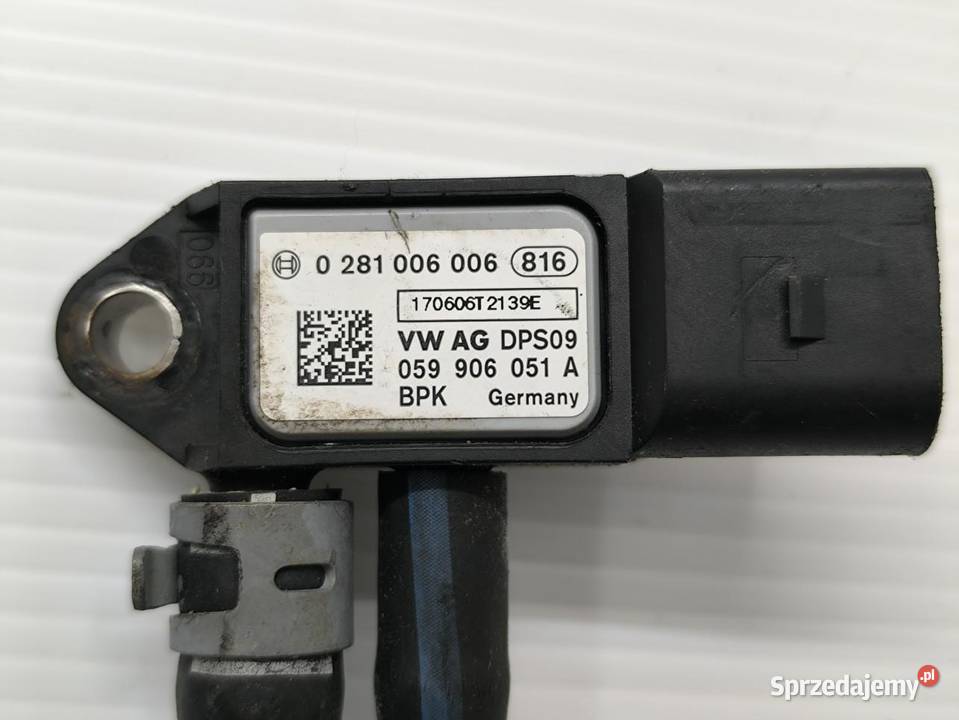 CZUJNIK CISNIENIA SPALIN AUDI A5 30 TDI Części samochodowe