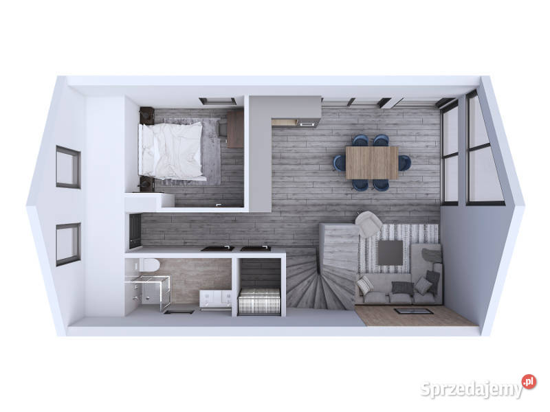 Dom całoroczny drewniany na zgłoszenie 70 m2 bez Poznań