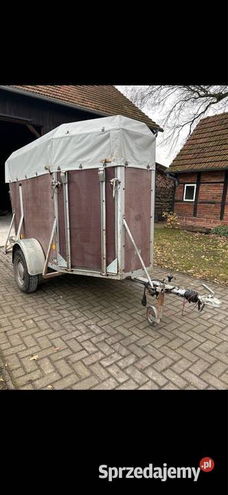 Przyczepa do przewozu koni bydła małopolskie Wilczyska