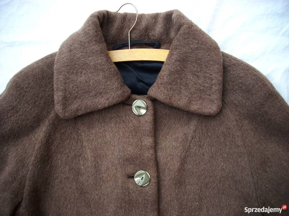 Ciepły Zimowy Płaszcz Midi 38 40 małopolskie Nowy Sącz sprzedam