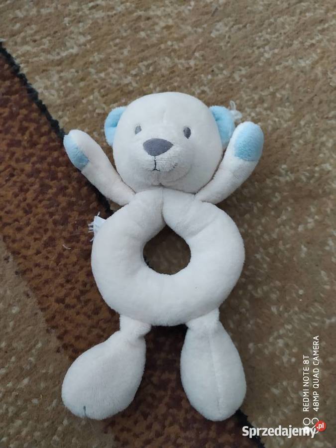 grzekotka miś zabawka