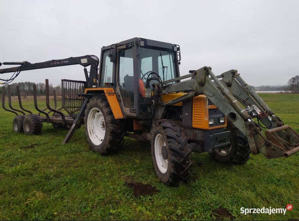 Renault 7514 i przyczepa palms 8t Rewers mechaniczny Bredynki