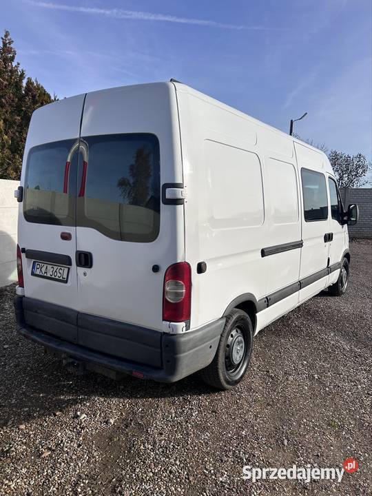 Renault Master 6osobowy brygadowy 2004r 25 DCI elektryczne lusterka Gniezno
