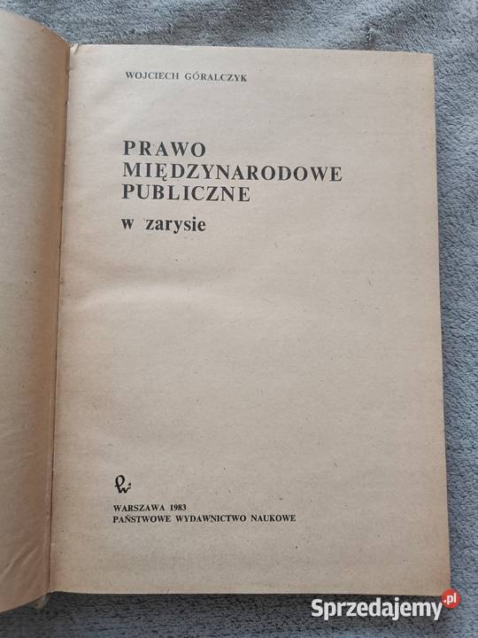 Prawo Międzynarodowe Publiczne Zarys Wojciech Łódź