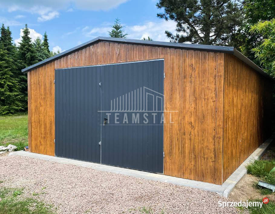 Wolnostojący Garaż Blaszany 5x7 Brama Toruń