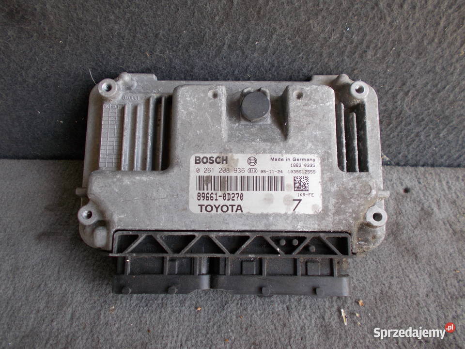 toyota YARIS 10 komputer sterownik silnika Zamość