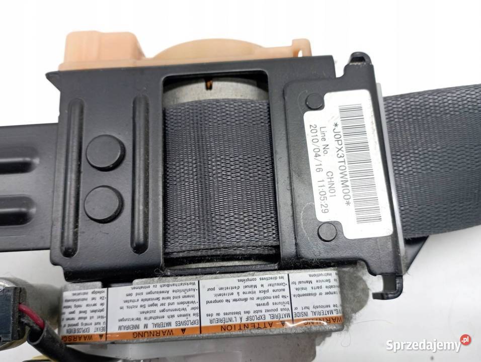 PAS BEZPIECZEŃSTWA PRAWY PRZÓD PASAŻERA Honda