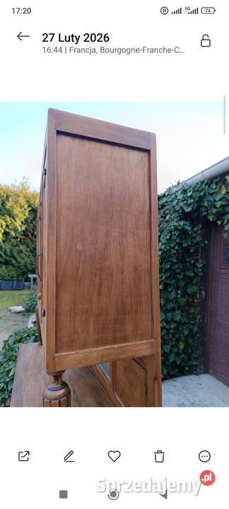 Dwuczłonowy francuski bufet Art Dco 195cm pomorskie