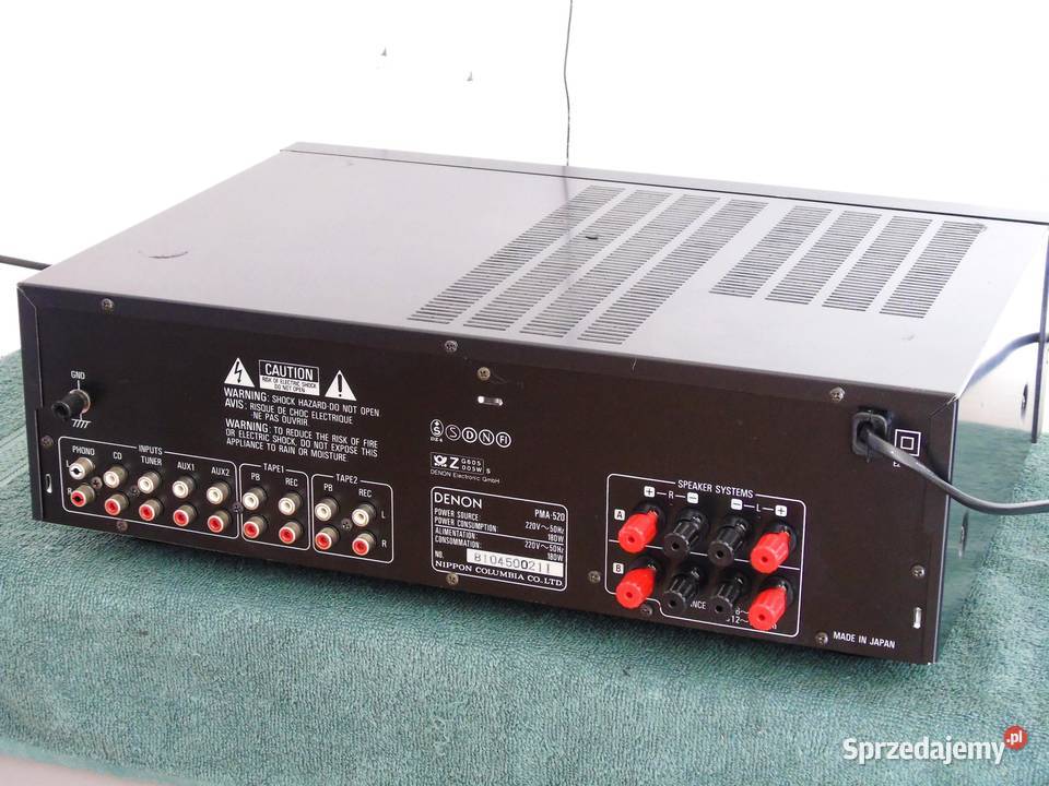 Wzmacniacz Denon PMA520 czarny świetne stereo Jasło
