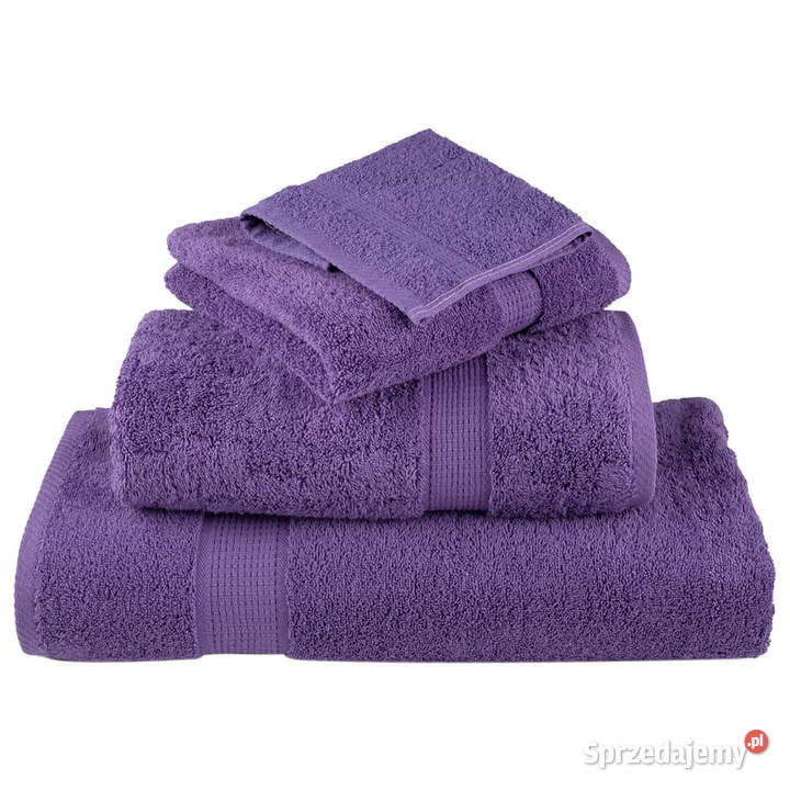Ręczniki premium SOLUND 2 fioletowe 80x200 600 g mazowieckie Warszawa