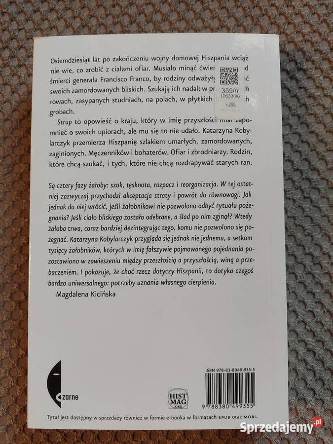 Strup Hiszpania rozdrapuje rany Katarzyna Poradniki, albumy i reportaże Kraków