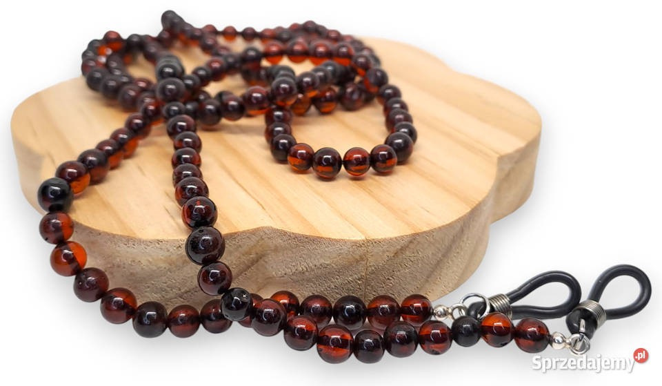 Sznurek do okularów z bursztynu BURSZTYN