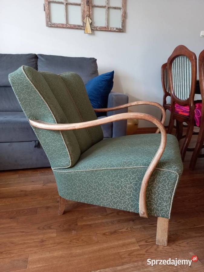 Stary przedwojenny fotel Art Deco vintage Antyki, Sztuka, Kolekcje Rawicz sprzedam