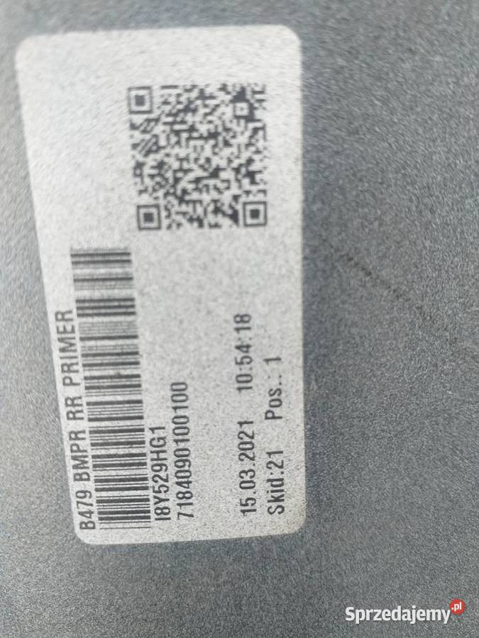 Zderzak Ford Fiesta tylny MK 8 20182023